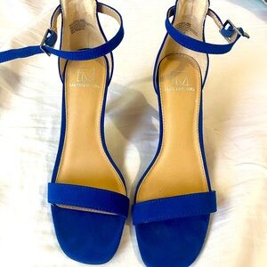 Royal blue heels